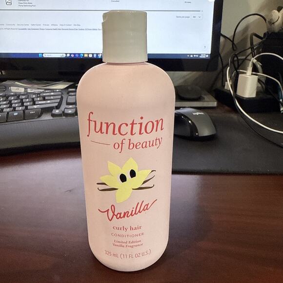 NEW Function of Beauty CURLY Hair VANILLA Conditioner 11oz Limited Edition - Picture 1 of 2